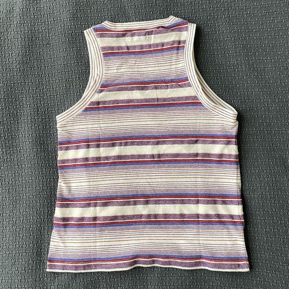 LIKE NEW Madewell Carita stripe tank top - Picture 3 of 7